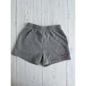 Little Girls Nike Soft Cotton Gray Shorts Size M 6